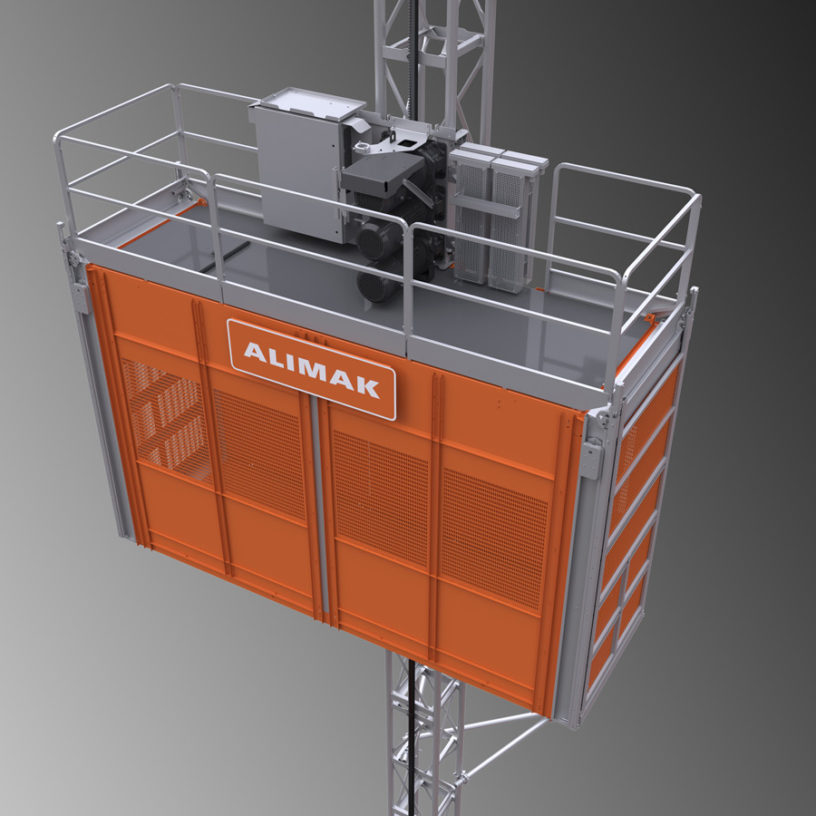 Extra-large hoist door for improved logistics and productivity - Alimak ...